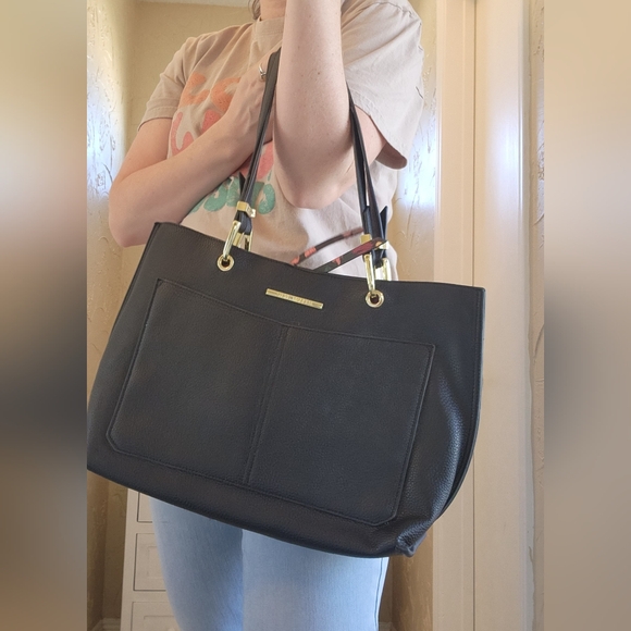 Black leather tote bag steve madden - Picture 7 of 7